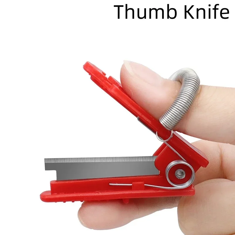 Thumb Knife Multifunction Garden Pruner Fruit Picking Device Safe Fruit Blade Tool Cutting Blade Rings Finger Protector Catcher