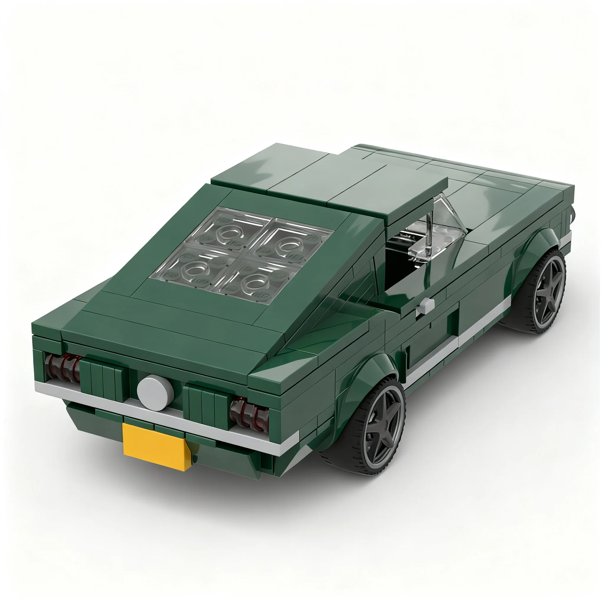 304pcs MOC Ford Mustang Bullitt Model toy Building blocks Architecture Christmas gift Birthday Brick creative Education DIY
