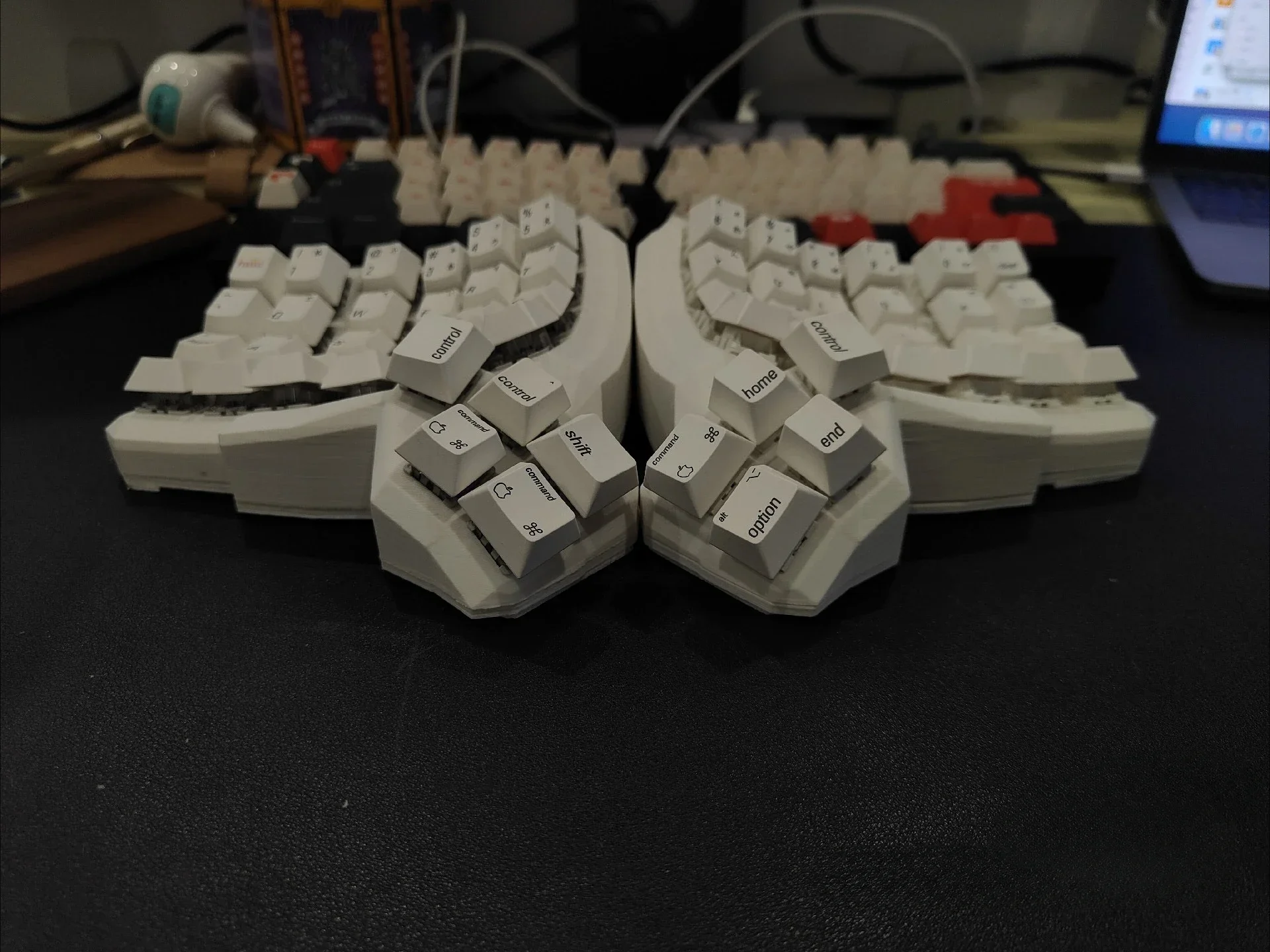 Dactyl Manuform Split Keyboard Kit Custom 2.4g Hot Swap Wireless Single-mode Split Mechanical Keyboard 4x6/5x6/6x7 Keyboard Kit