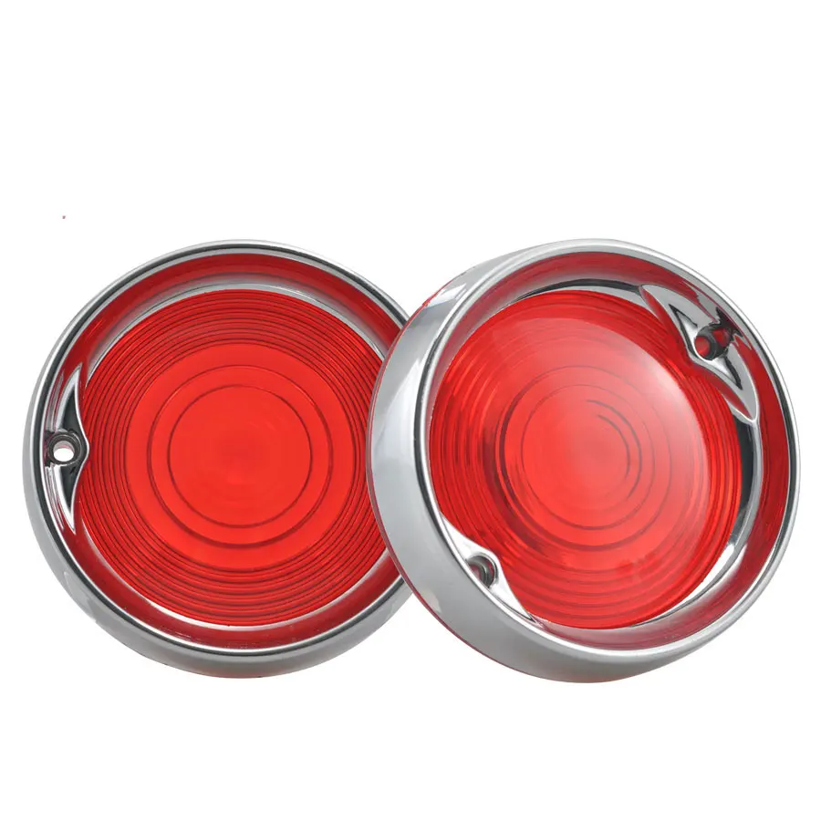 Motorcycle Turn Signal Light Bezels Lens Lamp Cover For Harley Touring Road King Electra Street Glide Softail Classic 1986-later