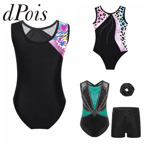 Imagen 2 del producto Body sin mangas con estampado de leotardo para niñas