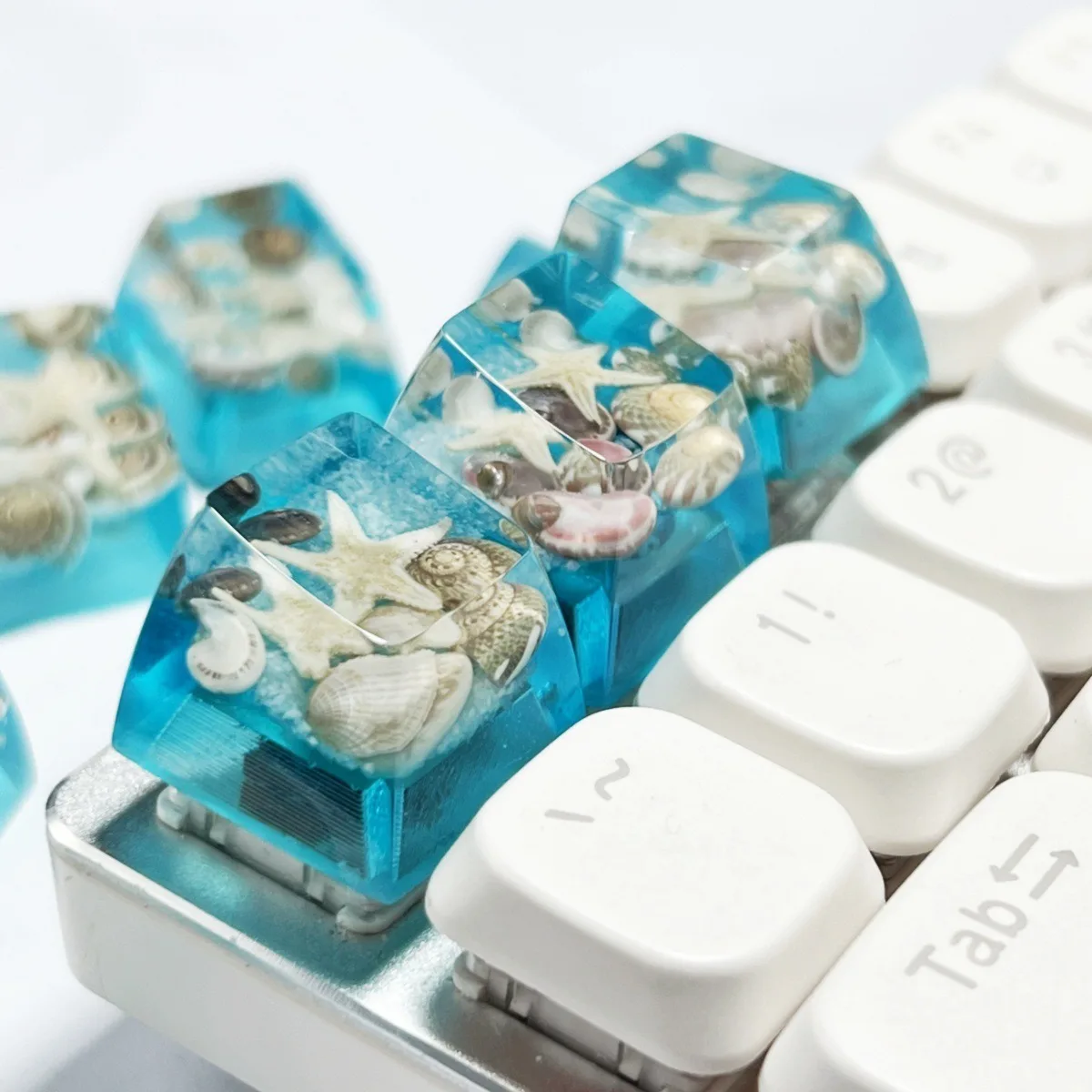 1 Stuks Conch Keycap Unieke Mechanische Toetsenbord Keycaps SA R1 Profiel Kruisas Key Caps Decoratie Gaming Accessoires