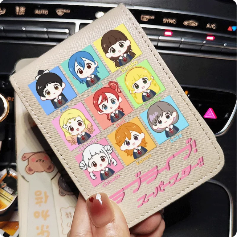 Anime Love Live Nijigasaki High School Idol Club Keke Kanon  Fashion Wallet PU Purse Card Cash Holder Bag Cosplay Gift B821