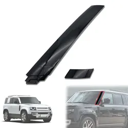Replacement parts A Pillar fits for Land Rover Defender 90 110 130 2020 2021 2022 Plastic Glossy Black