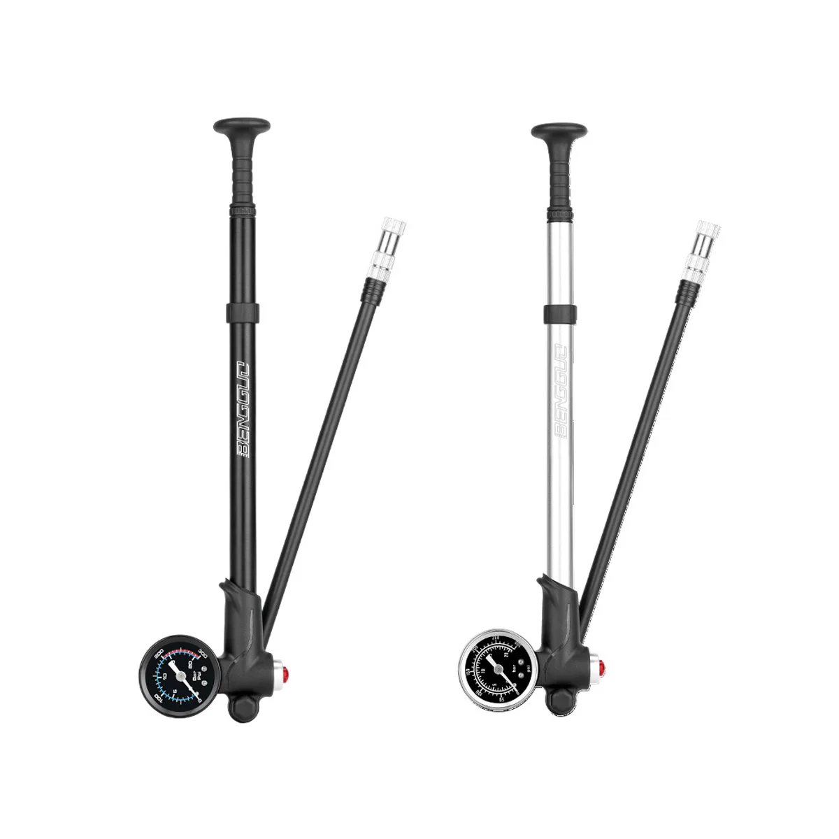 

BG-1613 Portable High-pressure 300psi Bike Air Pump With Gauge For Fork & Rear Suspension Shock Absorber Mountain Bicycle