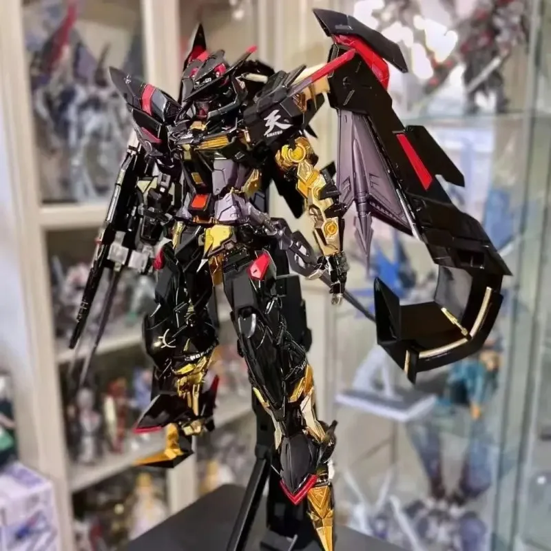 Bandai Gundam Creative Cartoon Anime Assembled Figure Free Raid Red Heretic Gold Heretic Children's Educational Game Model Toy - view 4
