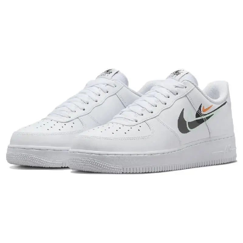 Nike Nike Air Force 1 Low "Multi Swoosh" Bianco Nero Scarpe da ginnastica FN7807-100