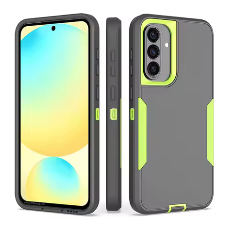 2 in 1 Armor Case for Samsung Galaxy S25 S24 S23 S22 FE Plus Ultra A56 A36 A26 A16 A06 A34 A35 A25 A15 Shockproof Back Cover