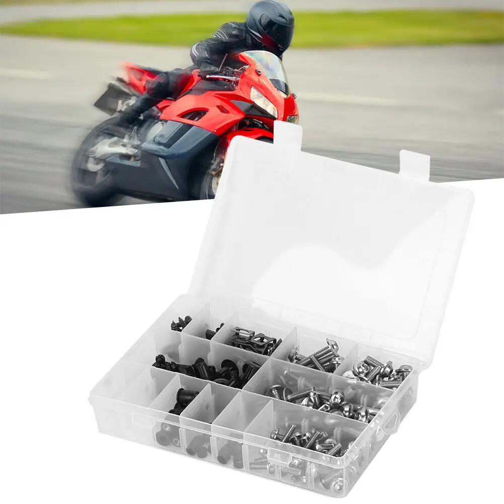 223pcs CNC Screws Motorcycle Alloy Fairing Bolt Screw Nut Kit M6 M5 For Suzuki GSXR 600 750 1000 K1-K8 Yamaha Bmw Honda Kawasaki