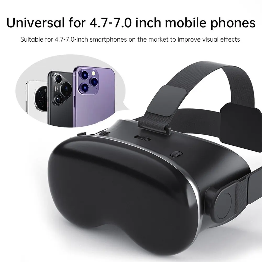Immersive 3D Glasses Stereo VR Headset Adjustable Anti-Bluelight For Smartphone Virtual Reality VR Glasses Accessories