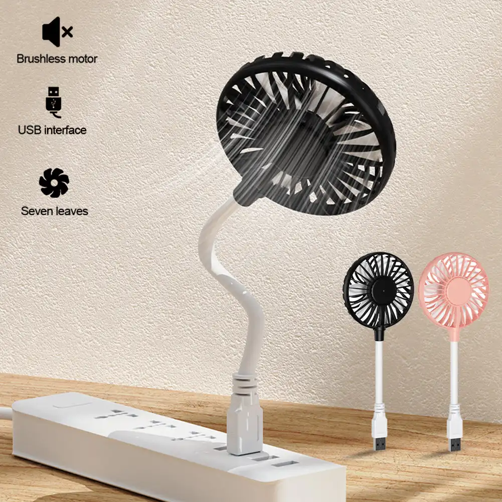 Mini USB Fan Cooler Portable Computer Cooling Fans Summer Laptop Mute Fans for Dormitory Home Office Student Outdoor Travel Fans