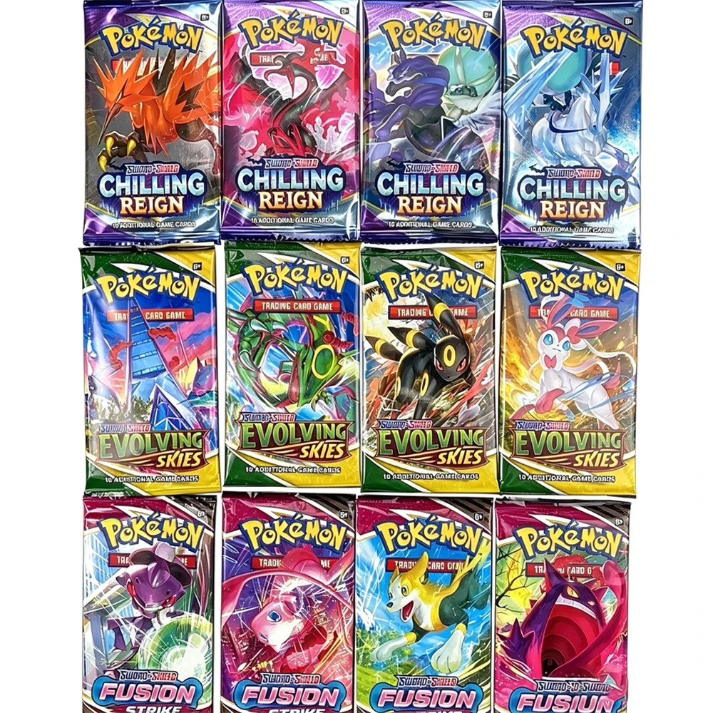 40/360Pcs TCG Booster Box Scarlet & Violet Prismatic Evolutions English Rare Holo Trading Cards Collection Gift for Kids