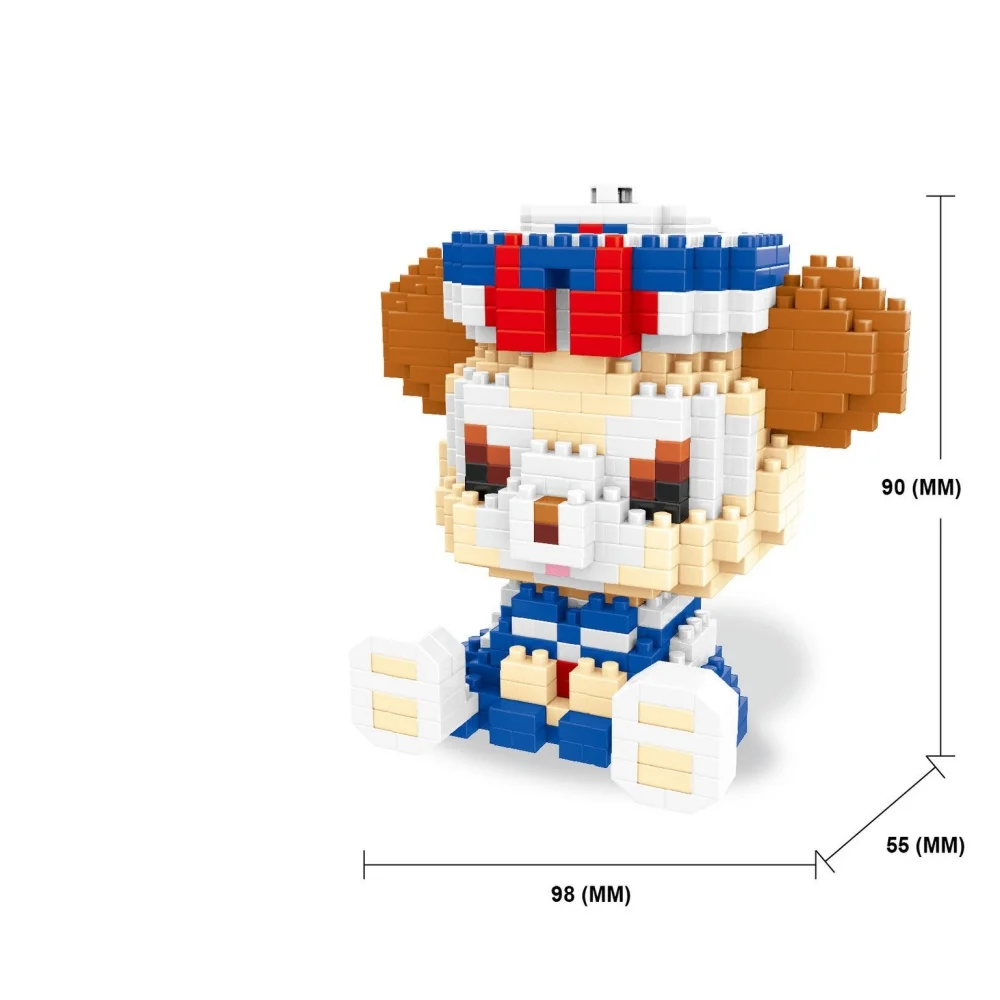 Cartoon Anime Sanrio Kawaii Kuromi Spons Kurome Blokken FunnyJoy Muis Bouwstenen Pop Speelgoed Kinderen Verjaardagscadeau