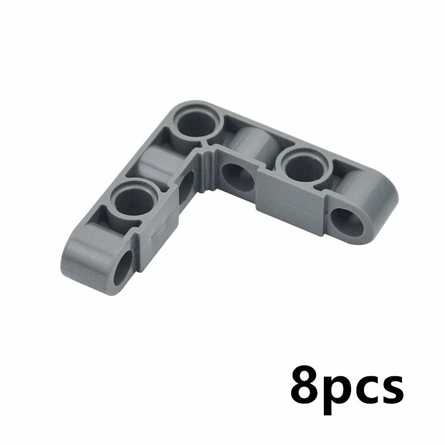 DIY 4x4 bricks assembly parts accessories 4 hole right angle beam Connector coupling building block 8Pcs kids toys