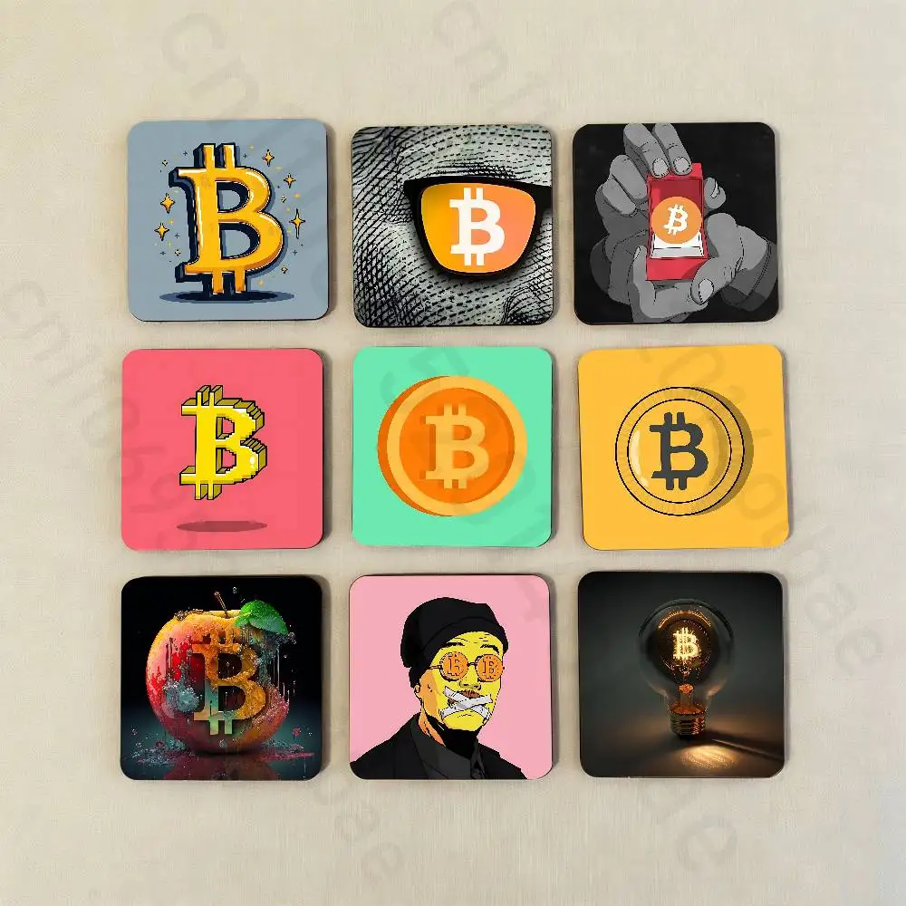 Bitcoin Cryptocurrency Btc Fridge Magnets Round Magnetic Refrigerator Decoration Memorial Gifts Wedding Favors