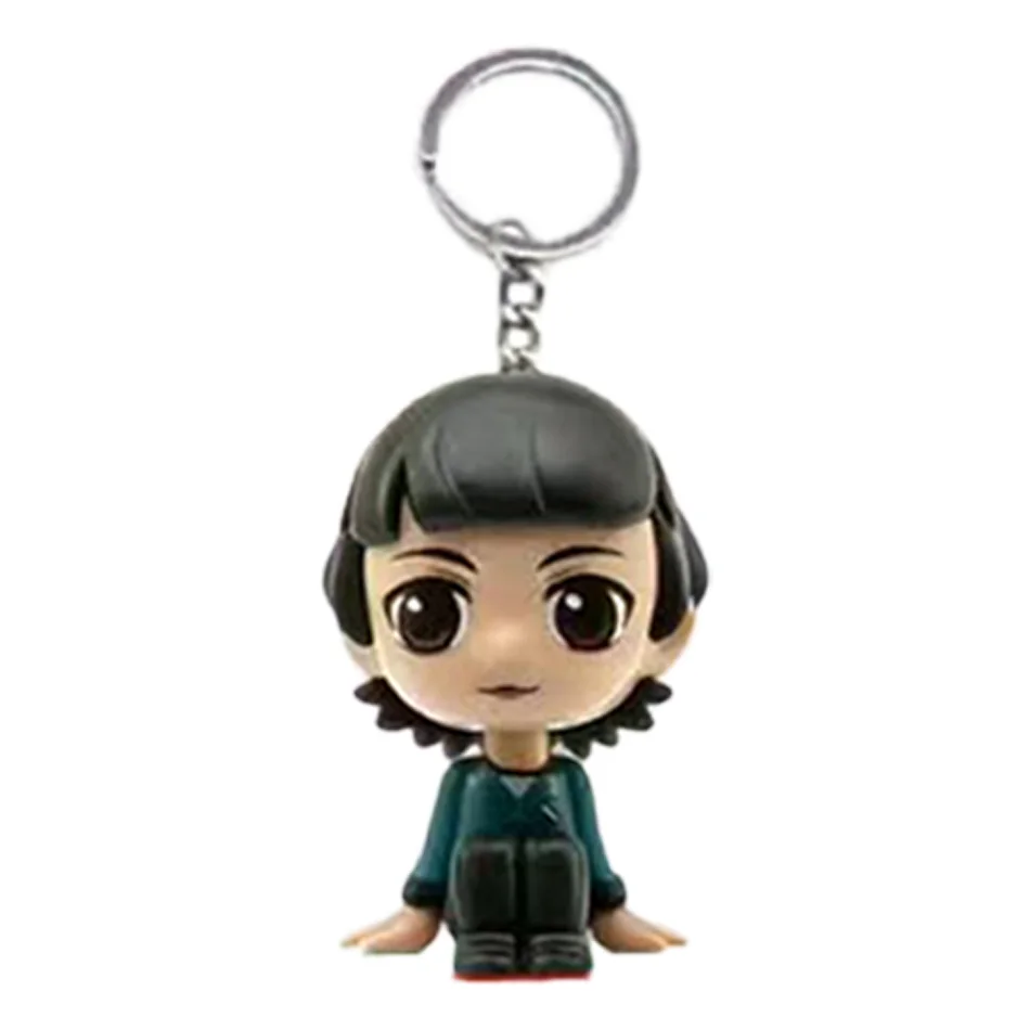 1-8pcs Blind Box Q version Stranger ELEVEN Demogorgon DUSTIN Barb Steve Robin Keychain Toy Vinyl Figure Pocket Things Model Toy