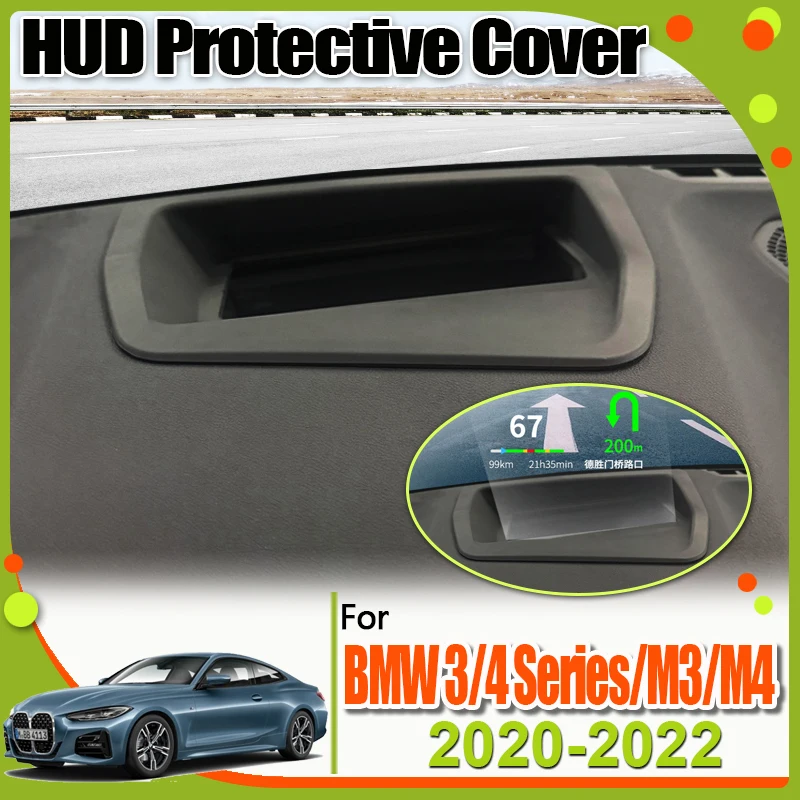 Fit for BMW 4 Series Accessories 3 Series M3 M4 2020~2022 HUD Protective Cover Head Up Display Protect Accessory Modification