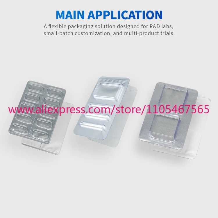 Bm-iii Small Manual Semi-automatic Tablet Capsule Aluminum Blister Packaging Machine
