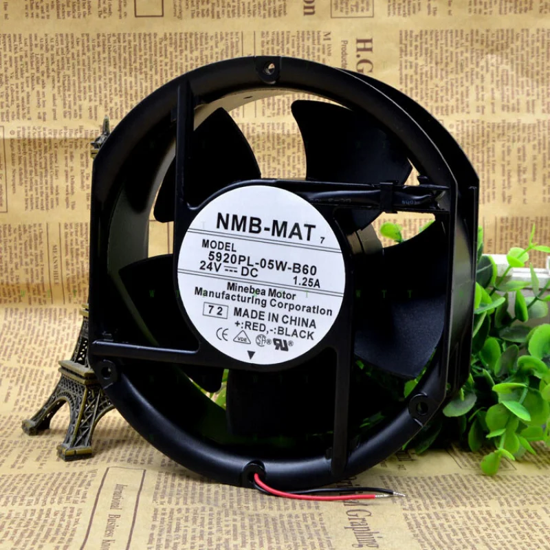 

H NMB 5920PL-05W-B60 17251 24V 1.25A aluminum frame inverter cooling fan