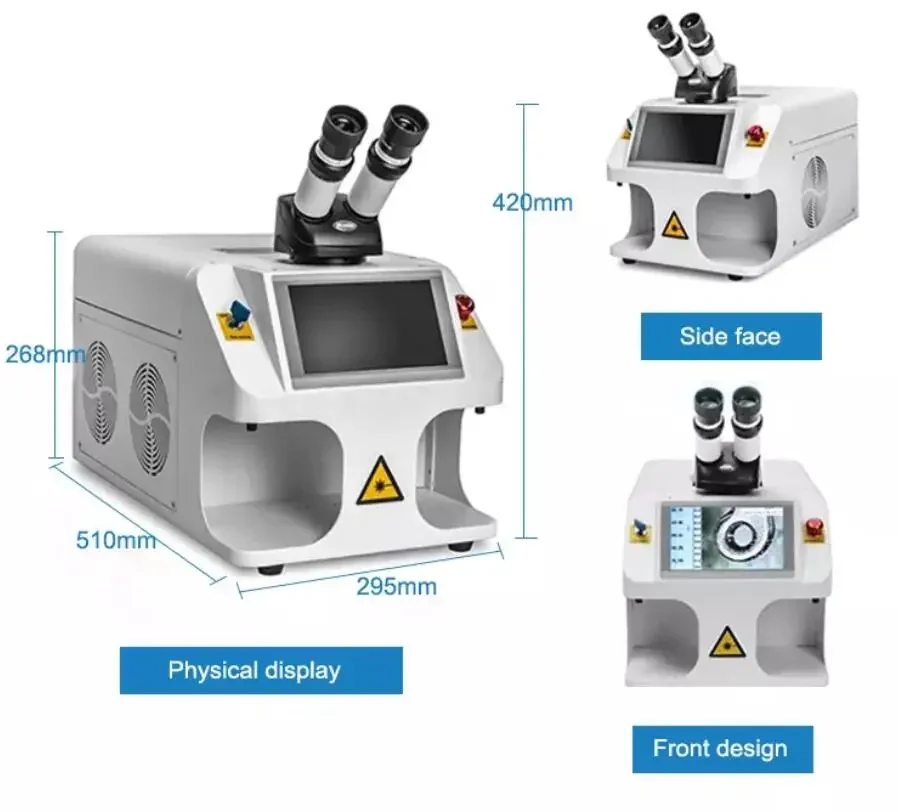 200W Desktop Spot Jewelri Lazer Welder Tools Gold Silver Lazer Welder Welding Machine