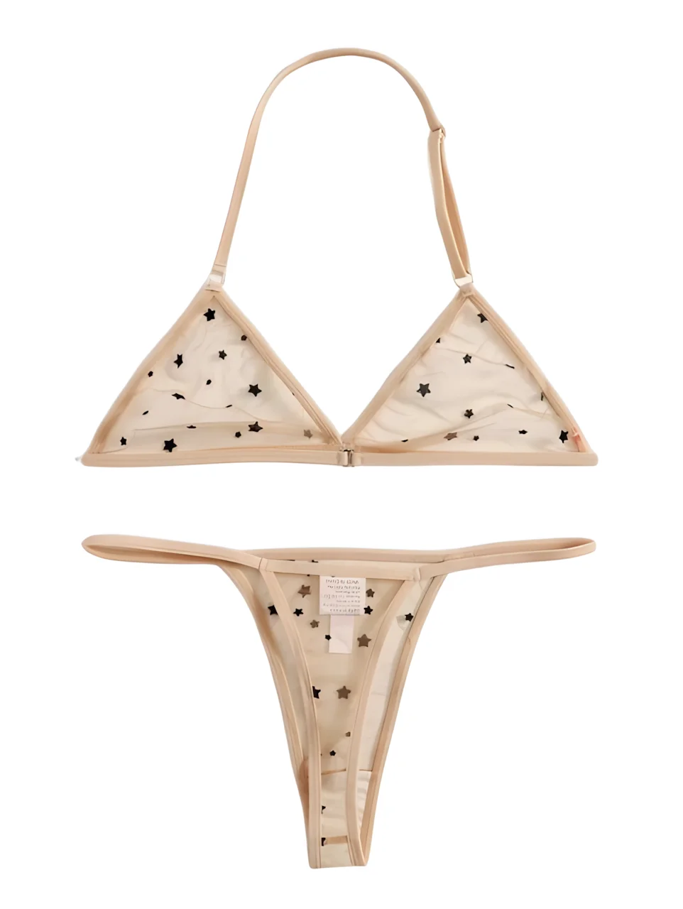 

2026 New Steel Rim Hanging Neck Sexy Hot Girl Bikini Casual Fashion Set Y2k 9527E