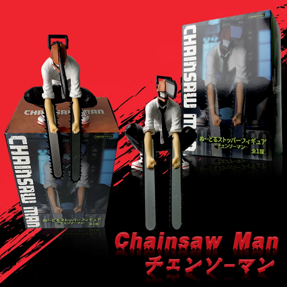 Figura de Anime de motosierra de 18cm pour hombre, figurine d'action Power Denji, motosierra de PVC, figura de power para hombre,