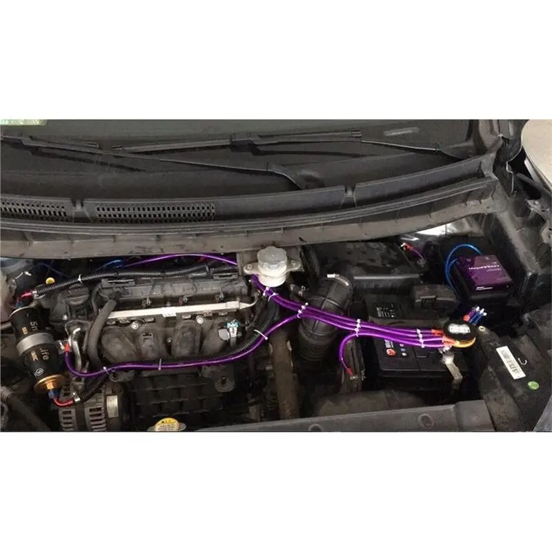 ABOK-Universal Car Voltage Regulator Stabilizer Featuring LED Display And Ground Wire Connections