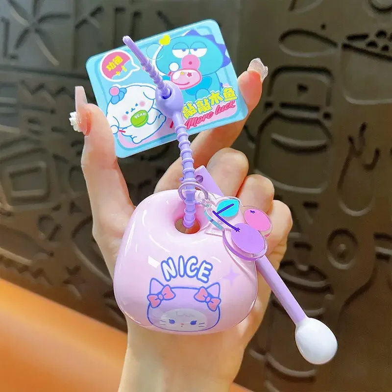 

Kawaii Sanrio Stress Relief Anime Wooden Fish Percussion Music, Keychains, Decorations, Small Toys, Hanging Accessories