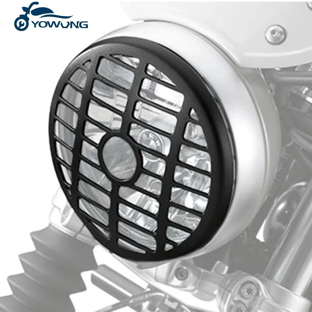 For BMW R NineT Scrambler (K23) Motorcycle Accessories Headlamp Grill Head Light Protect Cover RnineT Scrambler Headlight Guard
