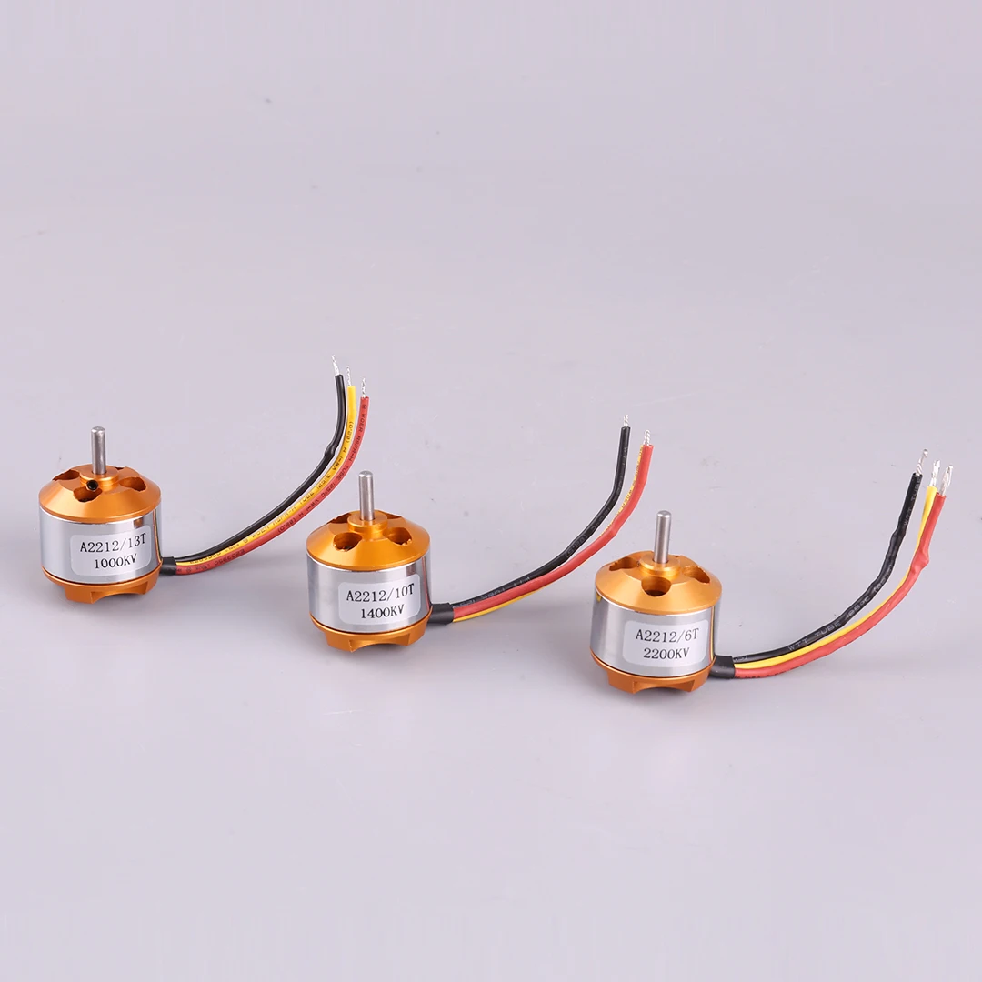 Motor sin Escobillas A2212 930KV 1000KV 1400KV 2200KV 2450KV para Aviones RC, Multicóptero, Motor sin Escobillas de Exterior