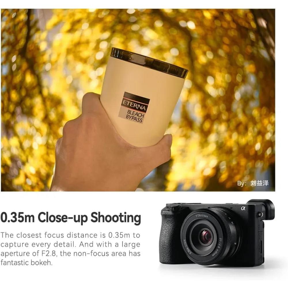 TTARTISAN 27mm F2.8 Auto Focus Camera Lens For Fuji X Fujifilm XF Sony E Nikon Z Mount STM APS-C Eye Perception For XA7 XT100