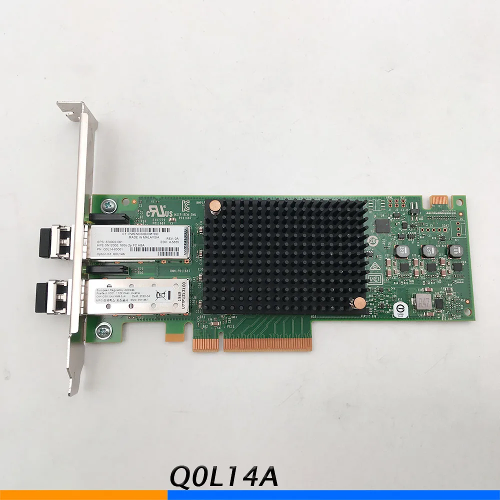 

Для HPE 870002-001 A-5835 Q0L14A SN1200E 16Gb 2P FC HBA Card