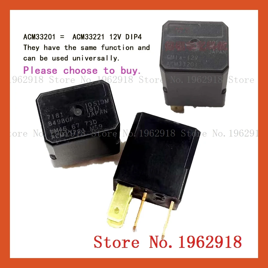 

ACM33201 = ACM33221 12V DIP4 They have the same function and can be used universally.