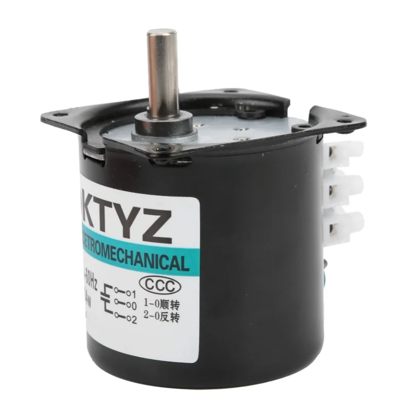 

Gear Motor Micro Permanent Magnet Speed Reduction Engine DIY Generator Accessories 14W50rpm/Min AC220V