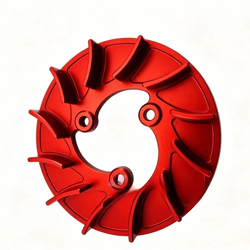 CNC High‑Flow Modified Cooling Fan For JOG50 JOG90 EVO50, 2‑Stroke Scooter Performance Fan