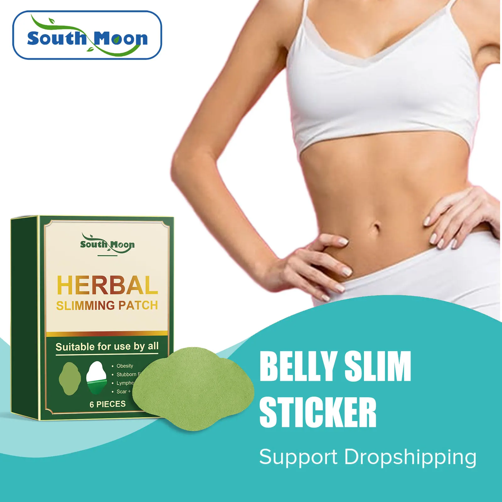 

Wormwood Slimming Patch Waist Belly Losing W-eight Lift Firm Anti Cellulite Enhance Metabolism Circulation Body Shaping Sticker