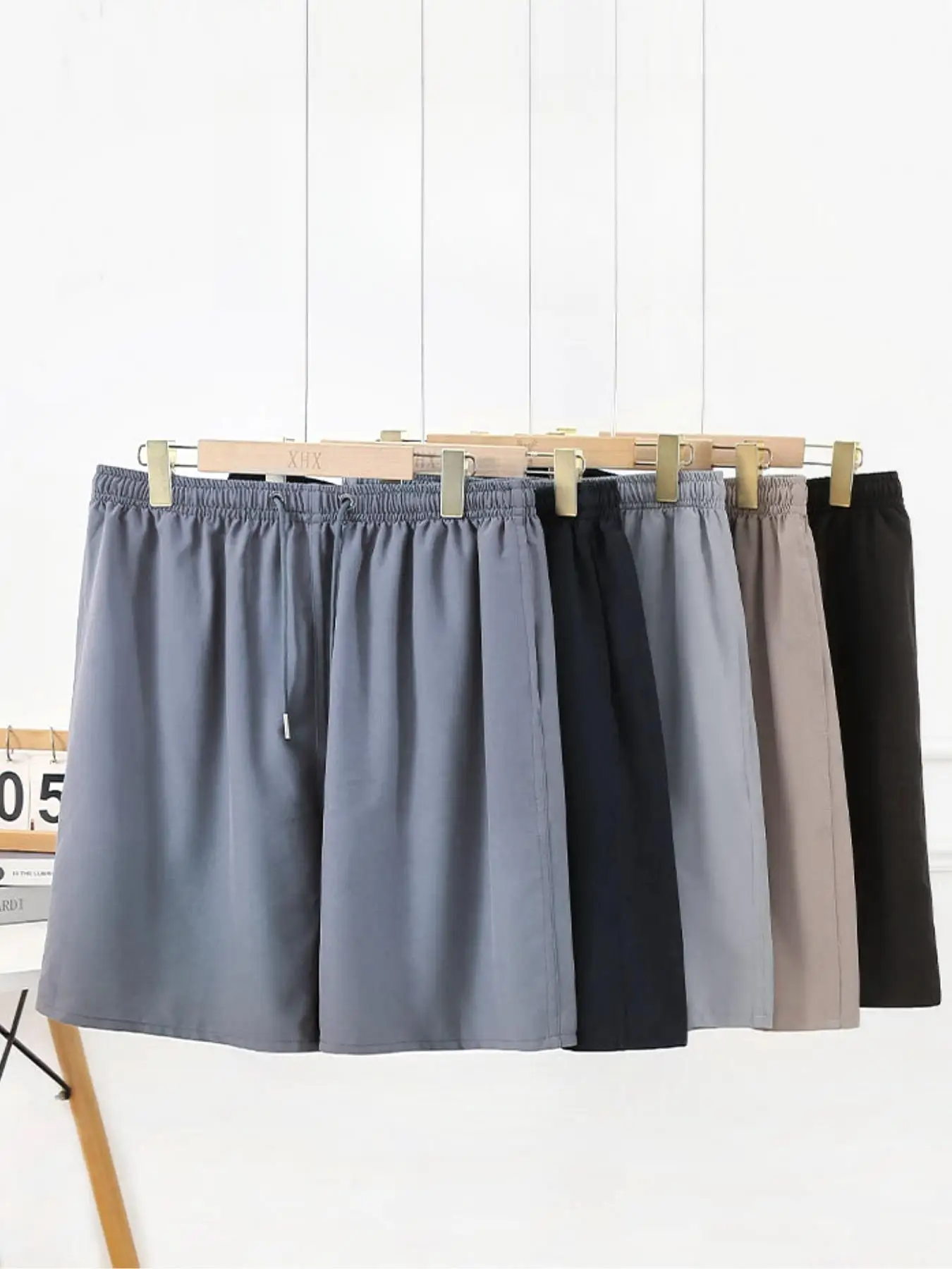 

Мужские повседневные шорты, прямые шорты с карманами в стиле стритвир, мужские летние брюки для фитнеса, спортивные брюки, подходят для спортзала, на каждый день.