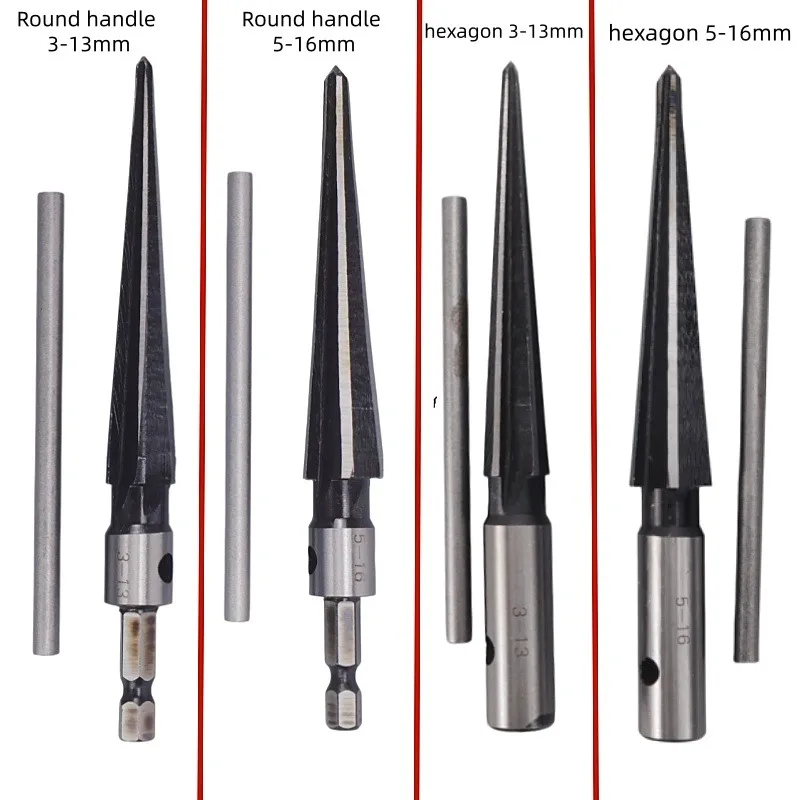 Tapered Hex Reamer, Tapered Reamer, T Handle Taper Reamer, Reamer , Bridge Pin Hole Handheld T Shape Hand Reamer