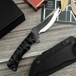 High Hardness Fixed Blade Knife Outdoor Camping Knife Hunting Knife 8Cr13mov Blade G10 Handle EDC Survival Fishing Hiking Toos