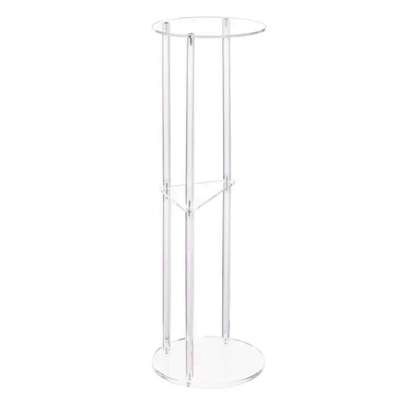 

3 Tier Acrylic Side Table Clear Drink Table 3-Tier Small Acrylic End Table/Nightstand For Sofa Living Room Bedside Bedroom