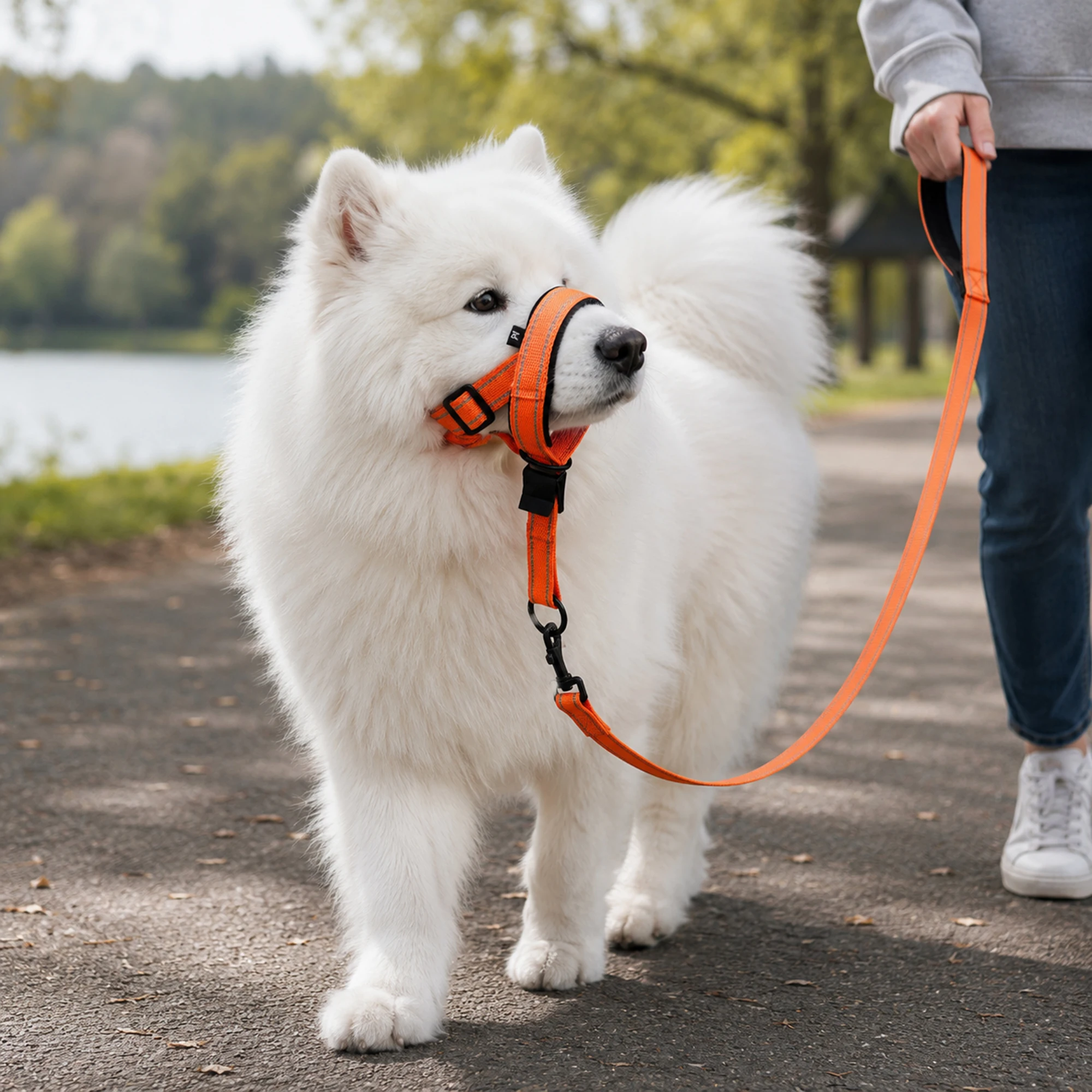 Muselière pour chien réglable, robuste, durable, réfléchissante la nuit, pour les voyages en extérieur, anti-ramassage, anti-morsure, fournitures pour animaux de compagnie