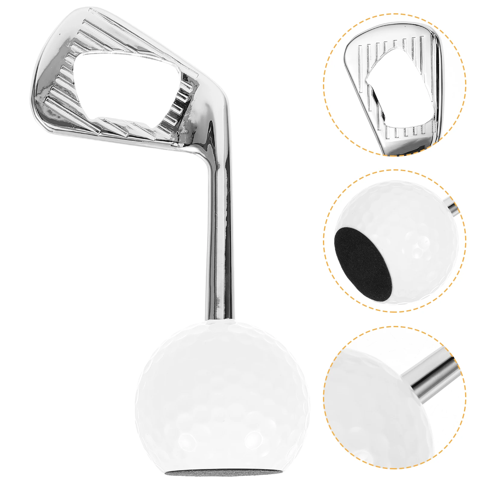 

Zinc Alloy Beer Bottle Opener Portable Golf Gifts for Men Silver Color Kitchen Bar Tools Decorative Anti Rust Scratch Resistant