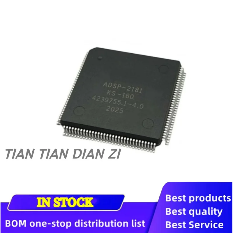 1 unids/lote ADSP-2181KS-160 QFP128 chips ic en stock
