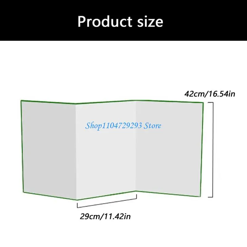 Y2GD Green and White Foldable Background Board Size for Chromas Video Editing and Product Photography