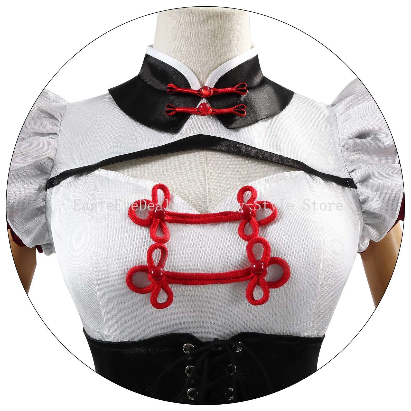 Wuthering Waves Camellya Chun Cosplay Costume Complete Set  Halloween Party Joyous occasion Wig Stockings Chinese style Outfit