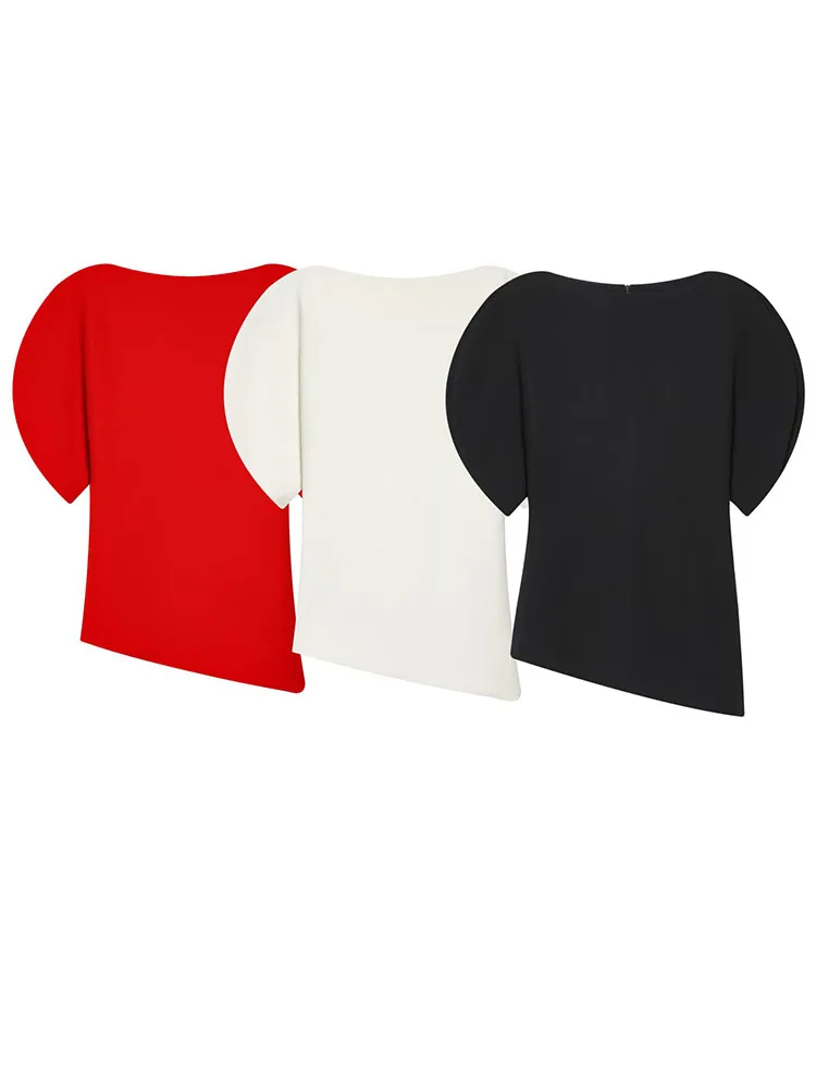 

Женские топы HH 2026: Новинка, модный дизайн, рукава-фонарики, асимметричный подол, приталенный крой, универсальные повседневные топы для офиса и отдыха