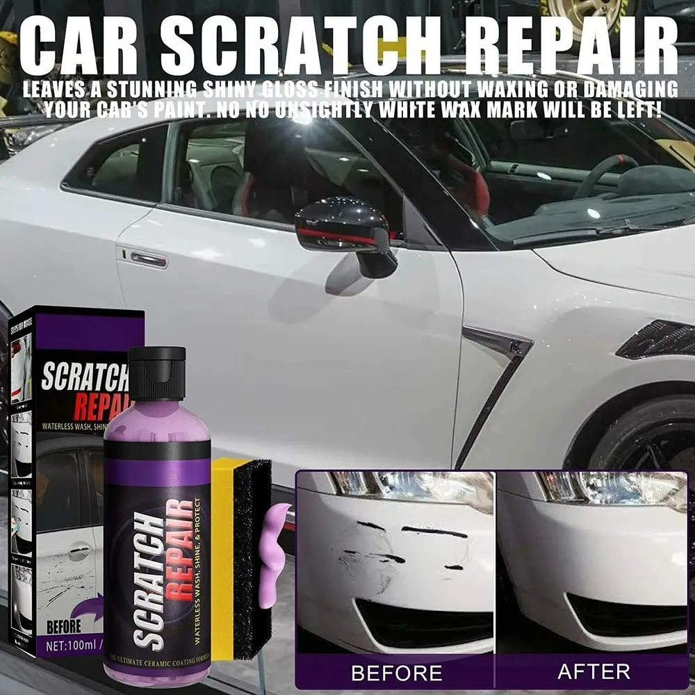 

Car Scratch & Swirl Remover, Ultimate Solvent & Paint Restorer Automobile Scratch Repair Agent