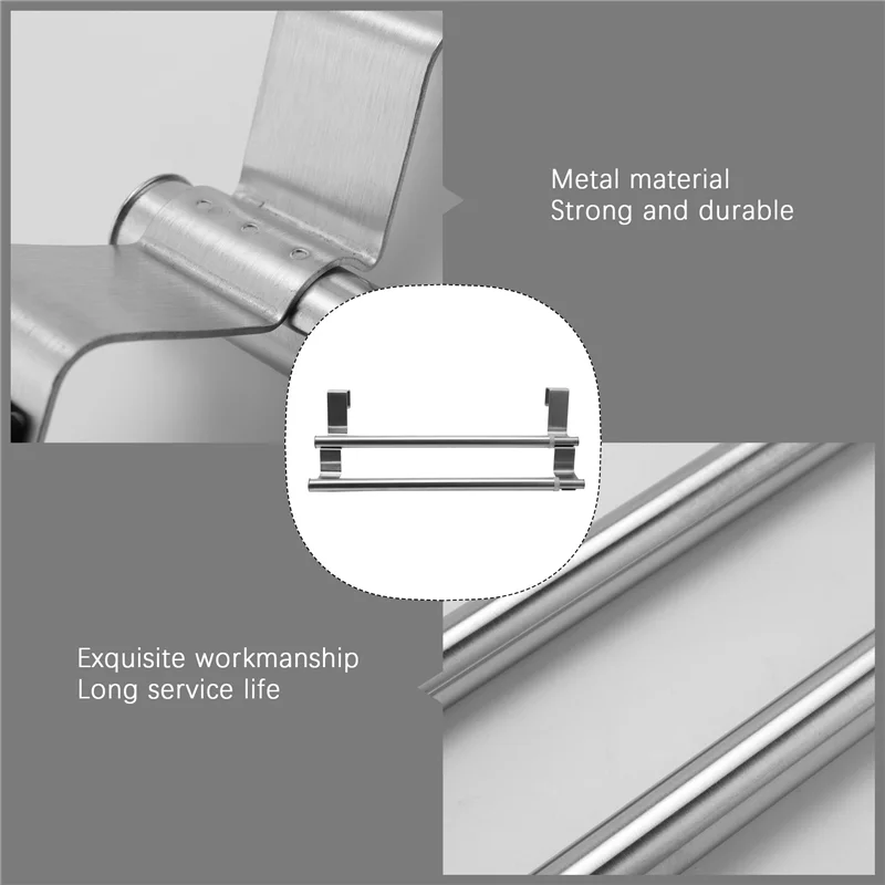 

Двойная вешалка для полотенец для кухни над шкафом, расширяемый держатель для полотенец для рук, универсальный, подходит для внутреннего или снаружи-ABHG