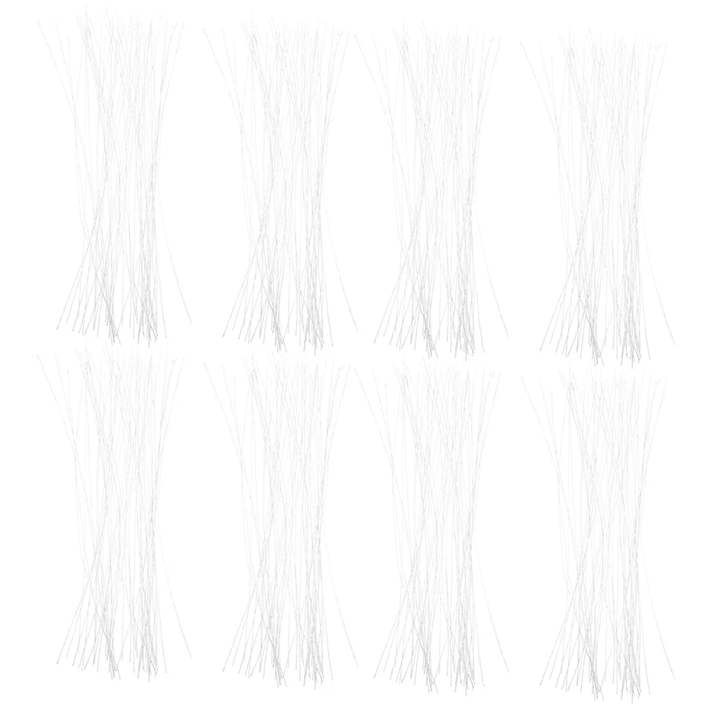 

50pcs Paper Vine Rose Branches 40cm No24 White Green Iron Floral Stem Wires for Wedding Bouquet Artificial Flower Making