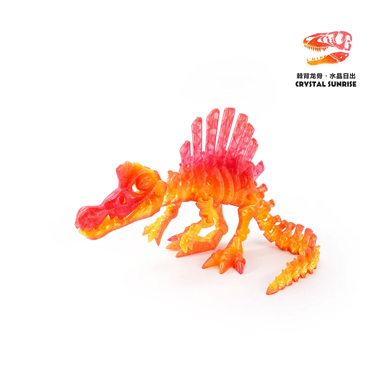 3D-Gedrucktes Rückengriff-Drachen-Ornament Dinosaurier-Serie Lustiges Ornament Handgefertigtes Skelett-Simulations-Ornament – Detail 10